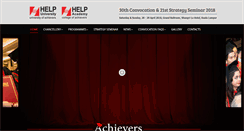 Desktop Screenshot of convocation.help.edu.my