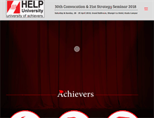 Tablet Screenshot of convocation.help.edu.my