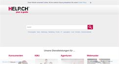 Desktop Screenshot of help.ch