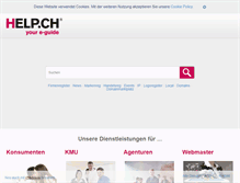 Tablet Screenshot of help.ch